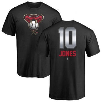 Men's Arizona Diamondbacks Adam Jones ＃10 Midnight Mascot T-Shirt - Black