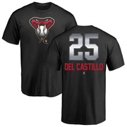 Men's Arizona Diamondbacks Adrian Del Castillo ＃25 Midnight Mascot T-Shirt - Black