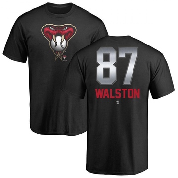 Men's Arizona Diamondbacks Blake Walston ＃87 Midnight Mascot T-Shirt - Black