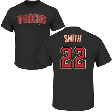 Men's Arizona Diamondbacks Caleb Smith ＃22 Roster Name & Number T-Shirt - Black