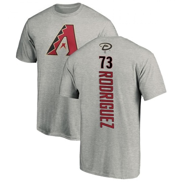 Men's Arizona Diamondbacks Chris Rodriguez ＃73 Backer T-Shirt Ash