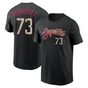 Men's Arizona Diamondbacks Chris Rodriguez ＃73 City Connect Name & Number T-Shirt - Black