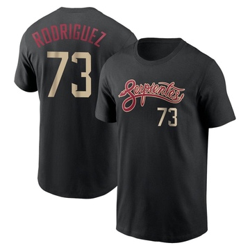 Men's Arizona Diamondbacks Chris Rodriguez ＃73 City Connect Name & Number T-Shirt - Black