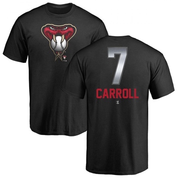 Men's Arizona Diamondbacks Corbin Carroll ＃7 Midnight Mascot T-Shirt - Black