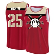 Men's Arizona Diamondbacks Corbin Martin ＃25 Legend Baseball Tank Top - Red/Yellow