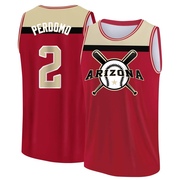 Men's Arizona Diamondbacks Geraldo Perdomo ＃2 Legend Baseball Tank Top - Red/Yellow