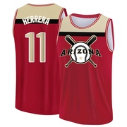 Men's Arizona Diamondbacks Jose Herrera ＃11 Legend Baseball Tank Top - Red/Yellow