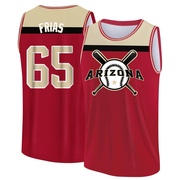 Men's Arizona Diamondbacks Luis Frias ＃65 Legend Baseball Tank Top - Red/Yellow