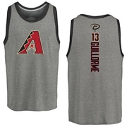 Men's Arizona Diamondbacks Luis Guillorme ＃13 Backer Tank Top Ash