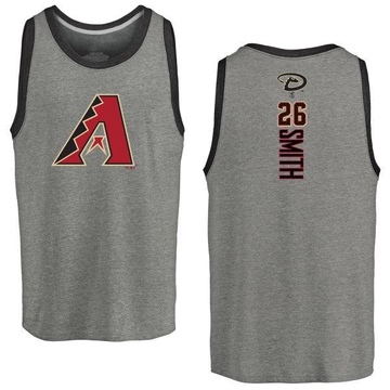 Men's Arizona Diamondbacks Pavin Smith ＃26 Backer Tank Top Ash