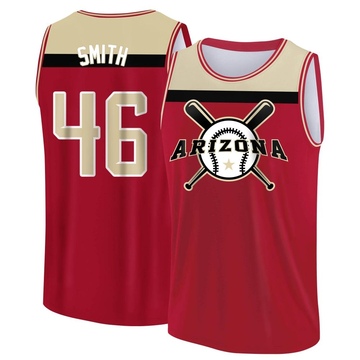 Men's Arizona Diamondbacks Riley Smith ＃46 Legend Baseball Tank Top - Red/Yellow