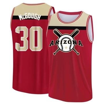 Men's Arizona Diamondbacks Scott McGough ＃30 Legend Baseball Tank Top - Red/Yellow