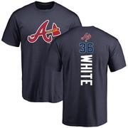 Men's Atlanta Braves Eli White ＃36 Backer T-Shirt - Navy