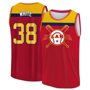 Men's Atlanta Braves Eli White ＃38 Legend Baseball Tank Top - Red/Yellow