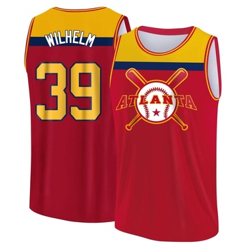 Men's Atlanta Braves Hoyt Wilhelm ＃39 Legend Baseball Tank Top - Red/Yellow