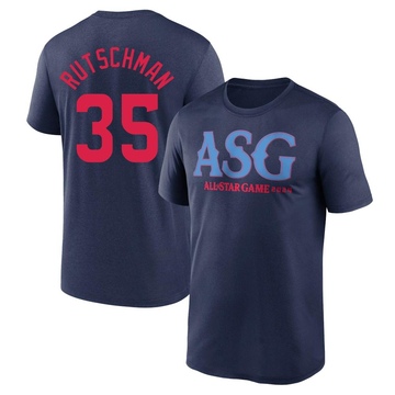 Men's Baltimore Orioles Adley Rutschman ＃35 Game 2024 All-Star Collection Legend T-Shirt - Navy