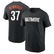 Men's Baltimore Orioles Anthony Bemboom ＃37 2023 City Connect Name & Number T-Shirt - Black