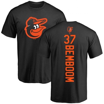 Men's Baltimore Orioles Anthony Bemboom ＃37 Backer T-Shirt - Black