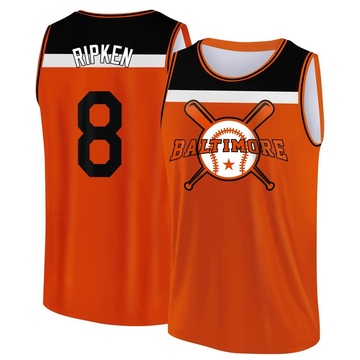 Men's Baltimore Orioles Cal Ripken ＃8 Legend Baseball Tank Top - Orange/Black