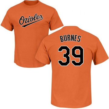 Men's Baltimore Orioles Corbin Burnes ＃39 Roster Name & Number T-Shirt - Orange