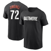 Men's Baltimore Orioles Eloy Jimenez ＃72 2023 City Connect Name & Number T-Shirt - Black