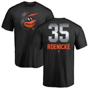 Men's Baltimore Orioles Gary Roenicke ＃35 Midnight Mascot T-Shirt - Black