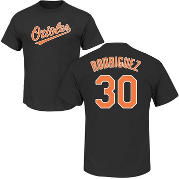 Men's Baltimore Orioles Grayson Rodriguez ＃30 Roster Name & Number T-Shirt - Black