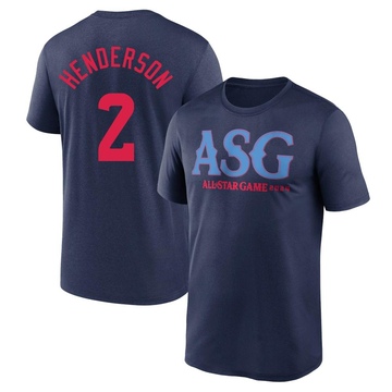 Men's Baltimore Orioles Gunnar Henderson ＃2 Game 2024 All-Star Collection Legend T-Shirt - Navy