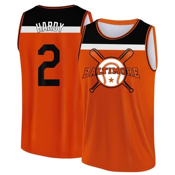 Men's Baltimore Orioles J.J. Hardy ＃2 Legend Baseball Tank Top - Orange/Black