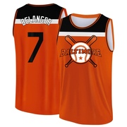 Men's Baltimore Orioles Mark Belanger ＃7 Legend Baseball Tank Top - Orange/Black