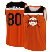 Men's Baltimore Orioles Noah Denoyer ＃80 Legend Baseball Tank Top - Orange/Black