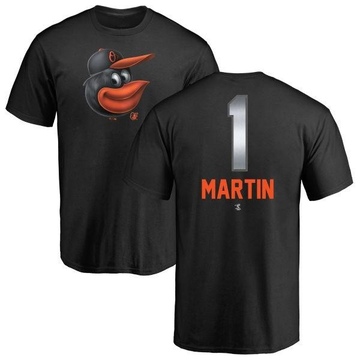 Men's Baltimore Orioles Richie Martin ＃1 Midnight Mascot T-Shirt - Black