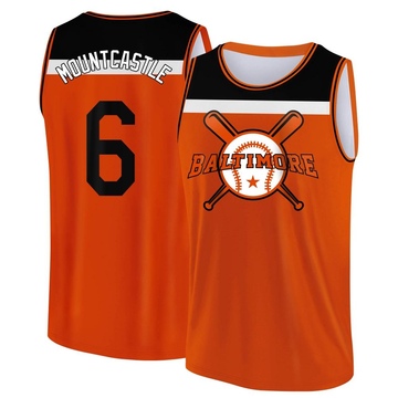 Men's Baltimore Orioles Ryan Mountcastle ＃6 Legend Baseball Tank Top - Orange/Black