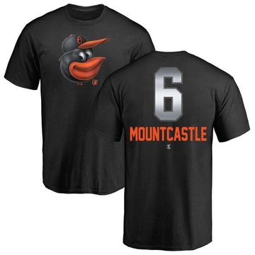 Men's Baltimore Orioles Ryan Mountcastle ＃6 Midnight Mascot T-Shirt - Black