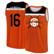 Men's Baltimore Orioles Scott Mcgregor ＃16 Legend Baseball Tank Top - Orange/Black