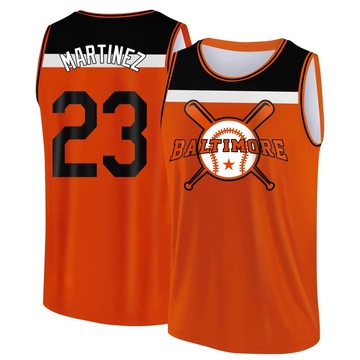 Men's Baltimore Orioles Tippy Martinez ＃23 Legend Baseball Tank Top - Orange/Black