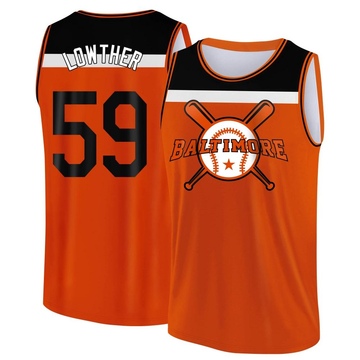 Men's Baltimore Orioles Zac Lowther ＃59 Legend Baseball Tank Top - Orange/Black