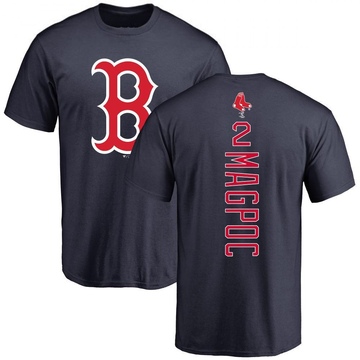 Men's Boston Red Sox Adam Magpoc ＃2 Backer T-Shirt - Navy