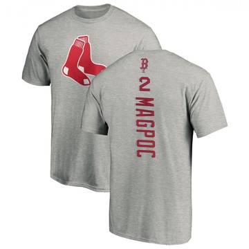 Men's Boston Red Sox Adam Magpoc ＃2 Backer T-Shirt Ash