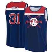 Men's Boston Red Sox Austin Brice ＃31 Legend Baseball Tank Top - Navy/Red