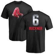 Men's Boston Red Sox Bill Buckner ＃6 Midnight Mascot T-Shirt - Black