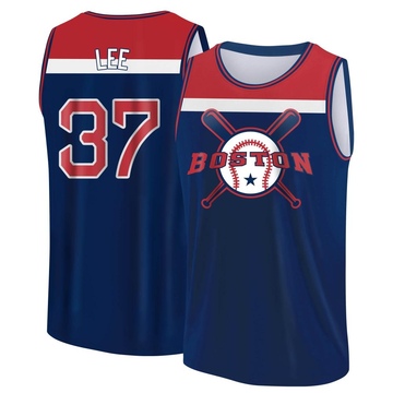 Men's Boston Red Sox Bill Lee ＃37 Legend Baseball Tank Top - Navy/Red