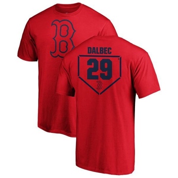 Men's Boston Red Sox Bobby Dalbec ＃29 RBI T-Shirt - Red