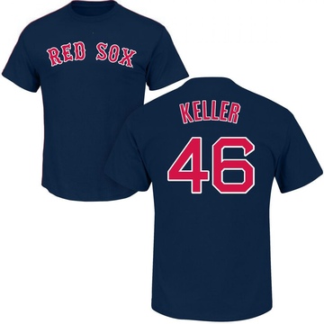 Men's Boston Red Sox Brad Keller ＃46 Roster Name & Number T-Shirt - Navy