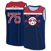 Men's Boston Red Sox Brandon Walter ＃75 Legend Baseball Tank Top - Navy/Red