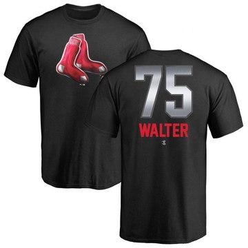 Men's Boston Red Sox Brandon Walter ＃75 Midnight Mascot T-Shirt - Black