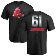 Men's Boston Red Sox Brian Johnson ＃61 Midnight Mascot T-Shirt - Black