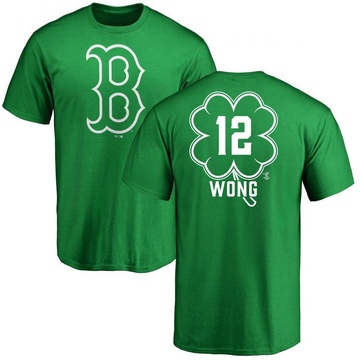 Men's Boston Red Sox Connor Wong ＃12 Dubliner Name & Number T-Shirt Kelly - Green