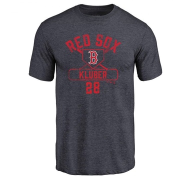 Men's Boston Red Sox Corey Kluber ＃28 Base Runner T-Shirt - Navy