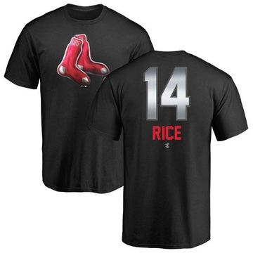 Men's Boston Red Sox Jim Rice ＃14 Midnight Mascot T-Shirt - Black